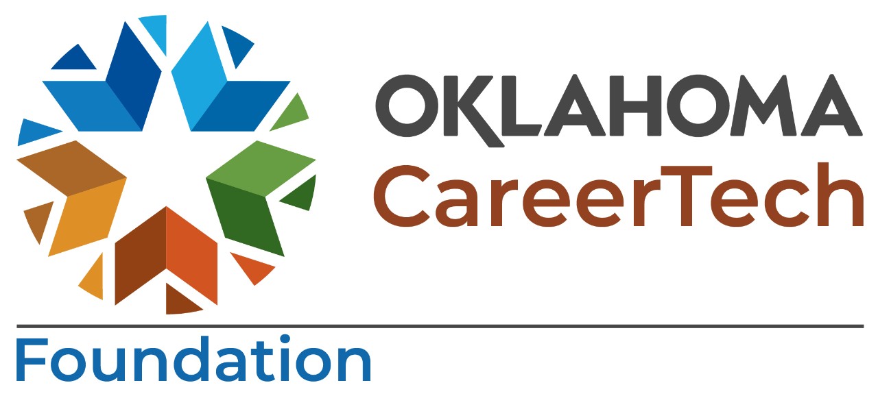 CareerTech Foundation logo with white background (stacked) is for digital use