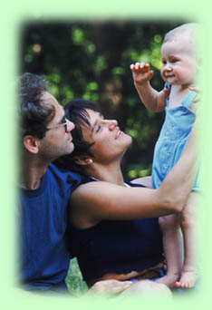 Family in the park