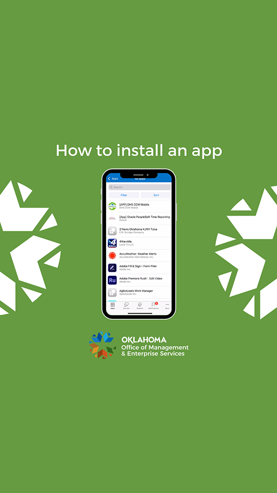 Ho to install an app