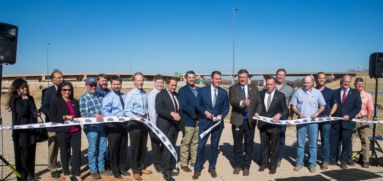 I-235 2022 ribbon cutting