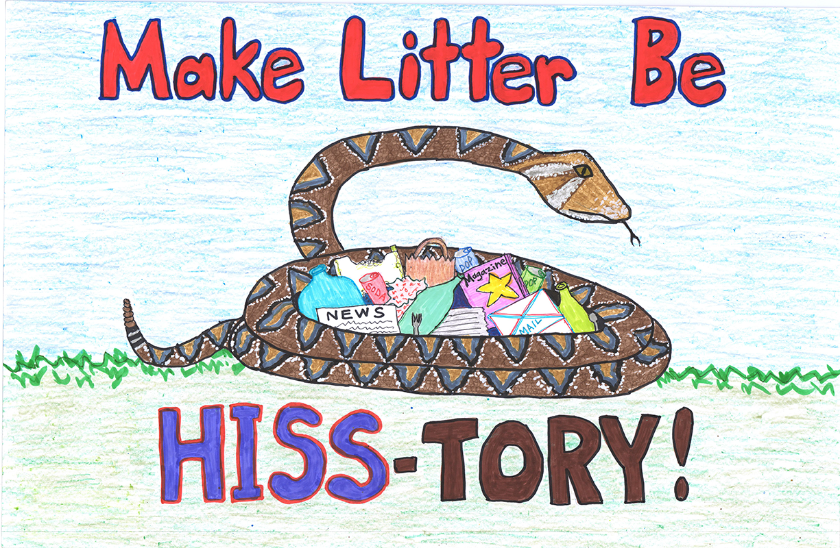 MAKE LITTER BE HISS-TORY!