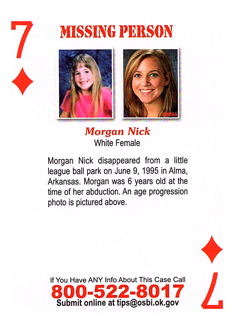 morgan nick cold case card