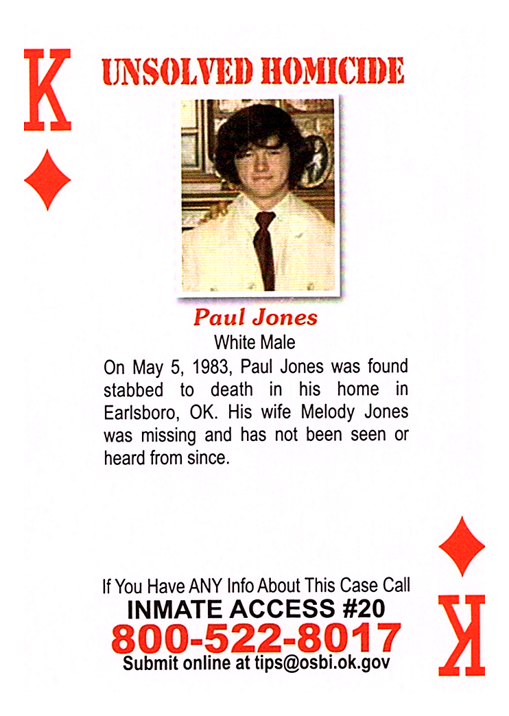 paul jones cold case card