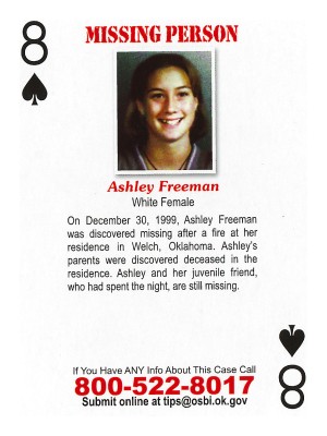 ashley freeman cold case card